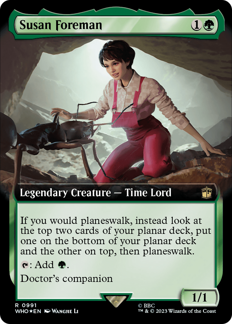 Susan Foreman (WHO-991) [Doctor Who]: (Extended Art) Foil