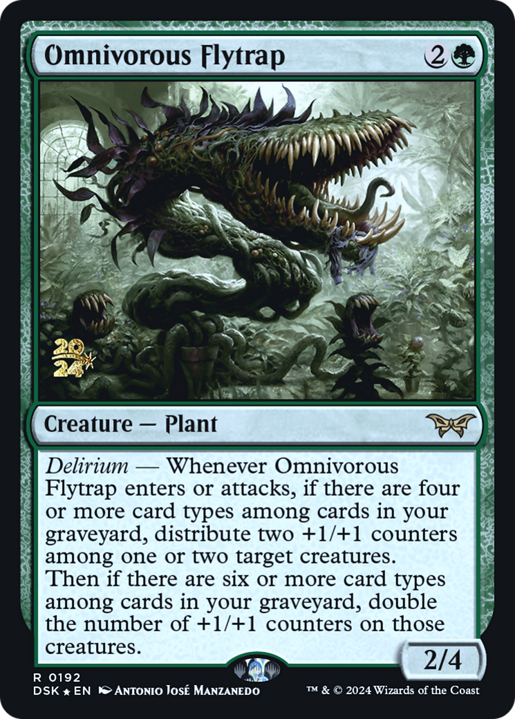 Omnivorous Flytrap (PRE-192S) [Duskmourn: House of Horror Promos] Foil