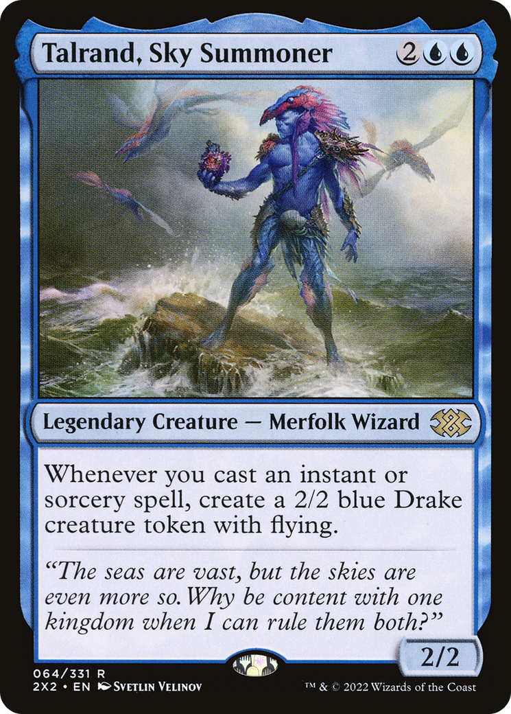 Talrand, Sky Summoner (2X2-064) [Double Masters 2022]