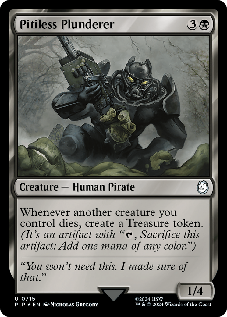 Pitiless Plunderer (PIP-715) [Fallout] Foil