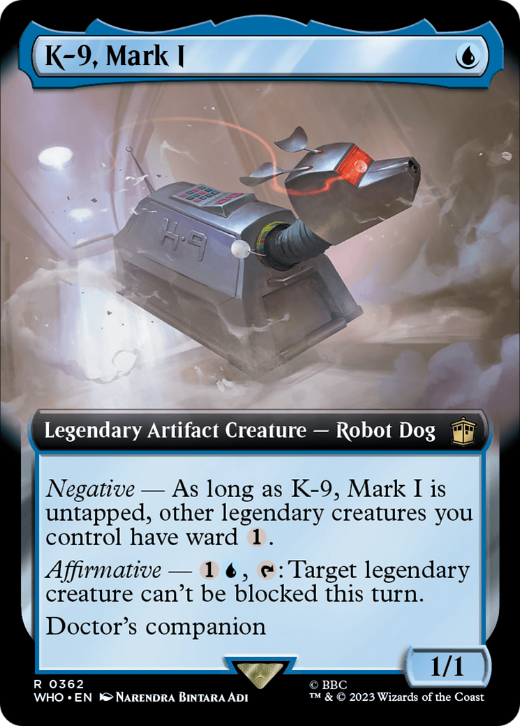 K-9, Mark I (WHO-362) [Doctor Who]: (Extended Art) Foil