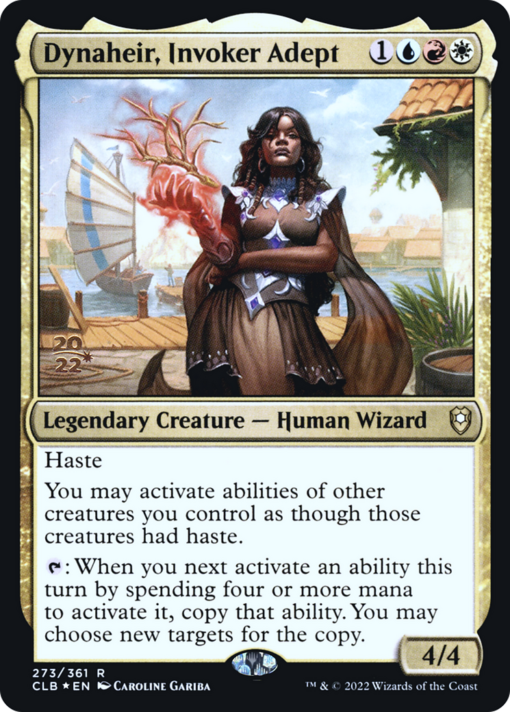 Dynaheir, Invoker Adept (PRE-273S) [Battle for Baldur's Gate Promos] Foil