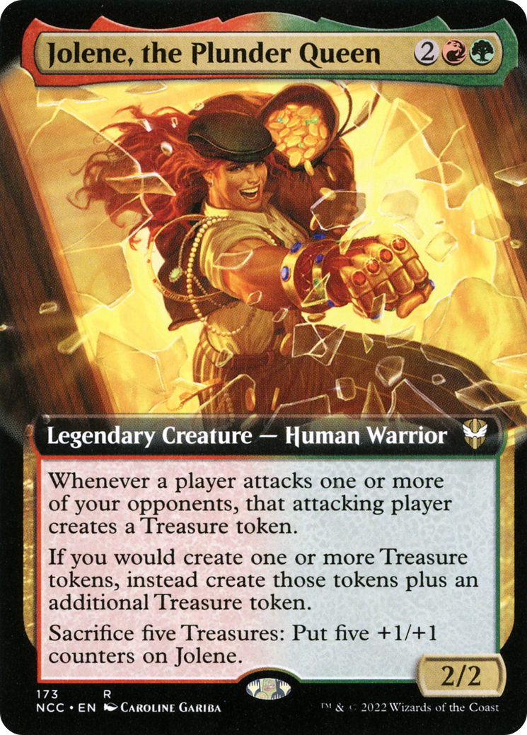 Jolene, the Plunder Queen (Extended Art) (NCC-173) [New Capenna Commander]