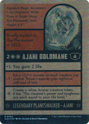 Ajani Goldmane // Ajani Goldmane (SLD-745) [Secret Lair Drop]: (Full Art) (Borderless) Foil