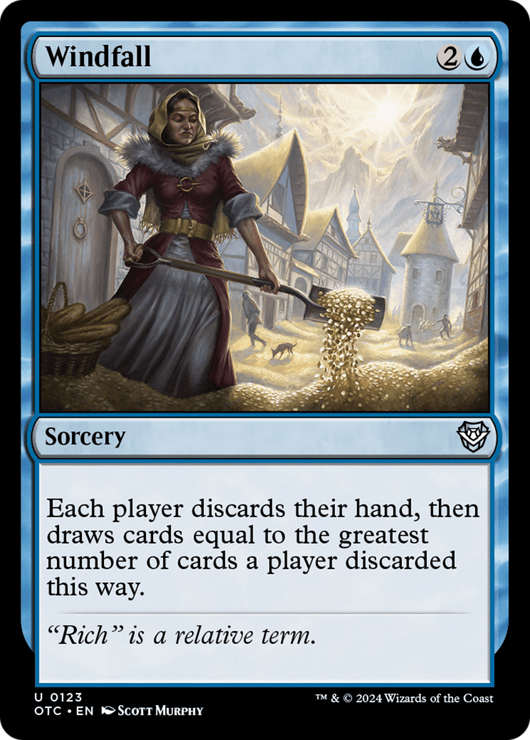 Windfall (OTC-123) [Outlaws of Thunder Junction Commander]