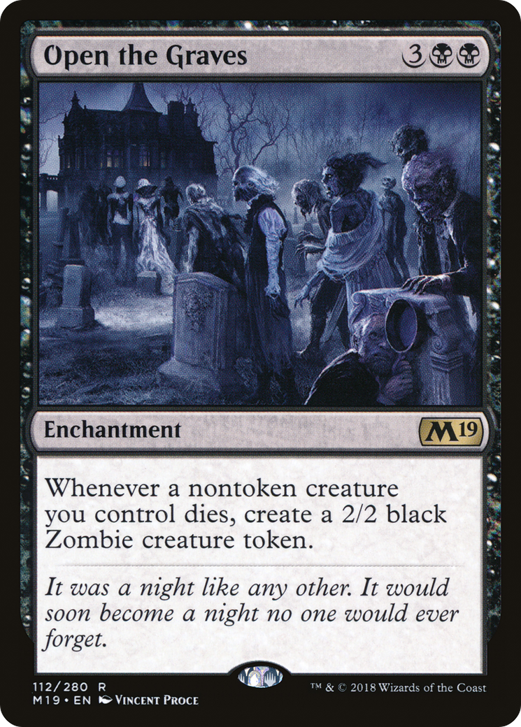 Open the Graves (M19-112) [Core Set 2019]