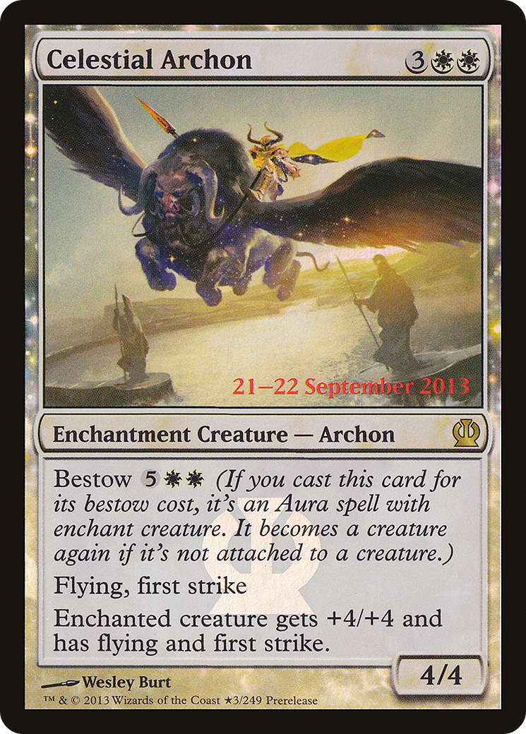 Celestial Archon (PRE-03★) [Theros Promos] Foil