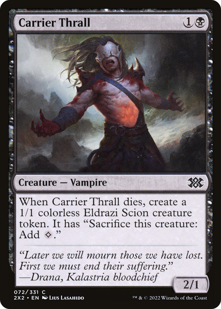 Carrier Thrall (2X2-072) [Double Masters 2022]