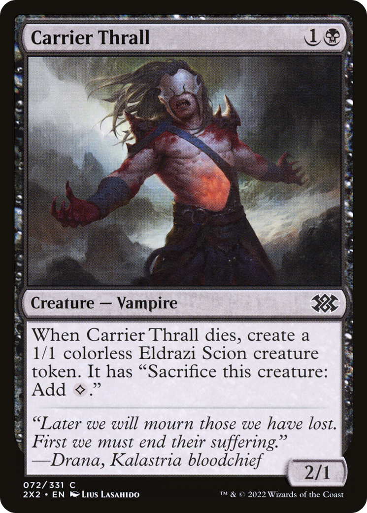 Carrier Thrall (2X2-072) [Double Masters 2022]