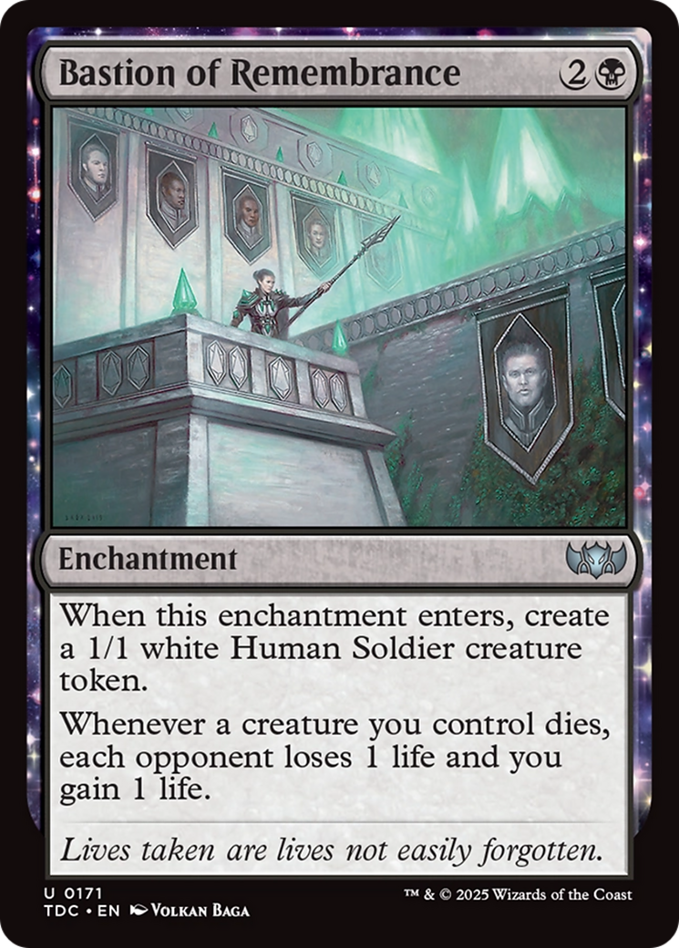 Bastion of Remembrance (TDC-171) [Commander: Tarkir: Dragonstorm]: (enchantment)