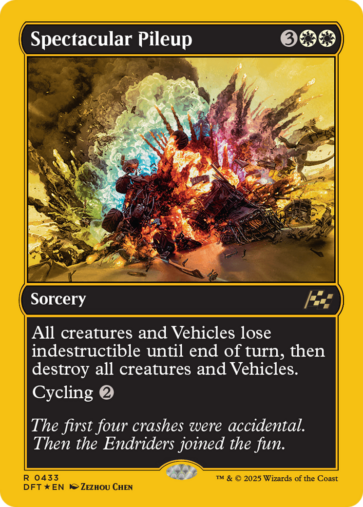 Spectacular Pileup (DFT-433) [Aetherdrift] Foil