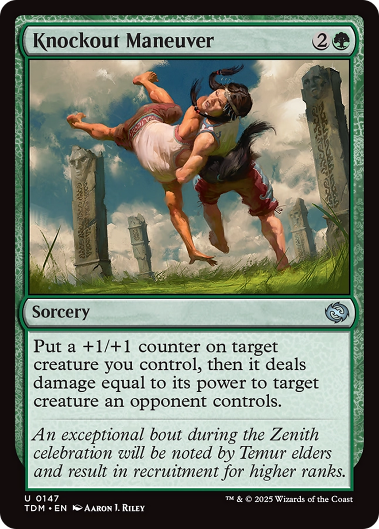 Knockout Maneuver (TDM-147) [Tarkir: Dragonstorm]
