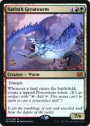 Sarinth Greatwurm (PRE-220) [The Brothers' War Promos] Foil
