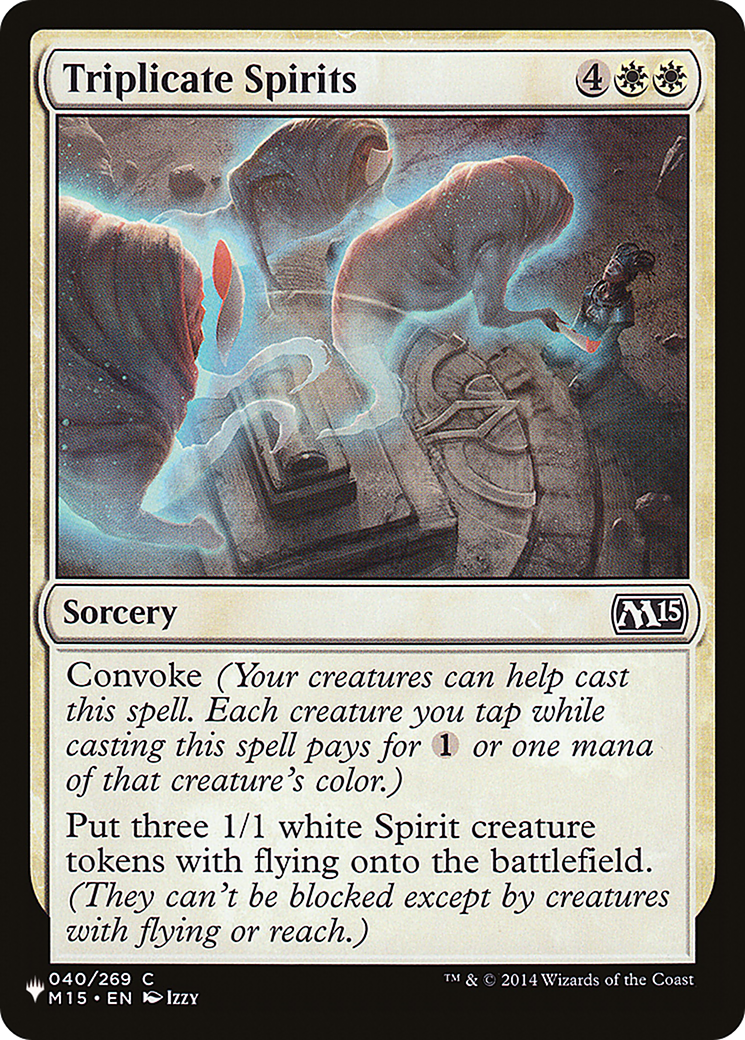 Triplicate Spirits (LIST-M15-40) [The List]