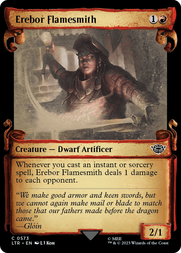 Erebor Flamesmith (LTR-573) [The Lord of the Rings: Tales of Middle-earth]: (Showcase)