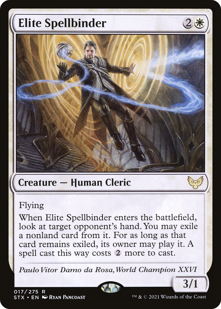 Elite Spellbinder (STX-017) [Strixhaven: School of Mages] Foil
