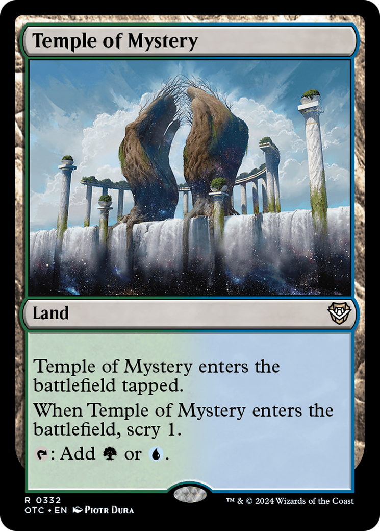 Temple of Mystery (OTC-332) [Outlaws of Thunder Junction Commander]