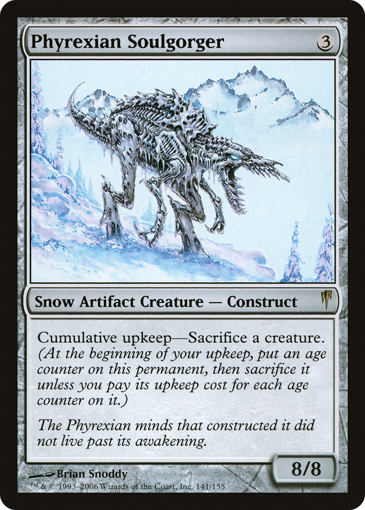 Phyrexian Soulgorger (CSP-141) [Coldsnap] Foil