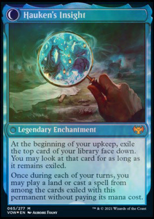 Jacob Hauken, Inspector // Hauken's Insight (PRE-65S) [Innistrad: Crimson Vow Promos]: (Double Faced Transform) Foil