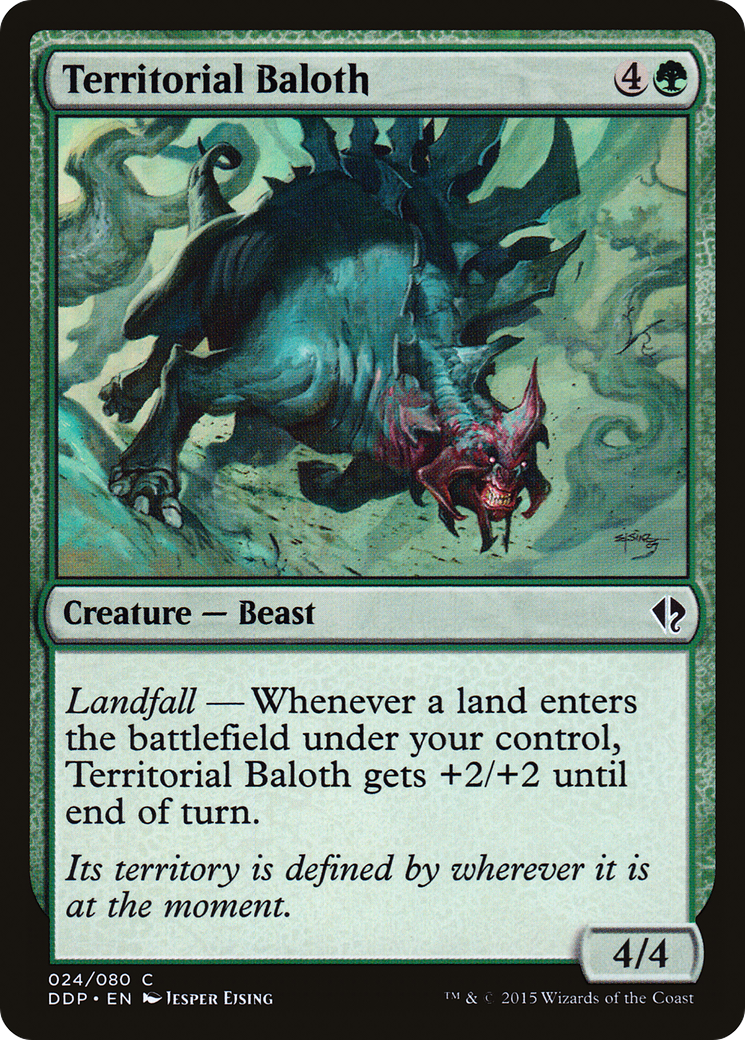 Territorial Baloth (DDP-024) [Duel Decks: Zendikar vs. Eldrazi]