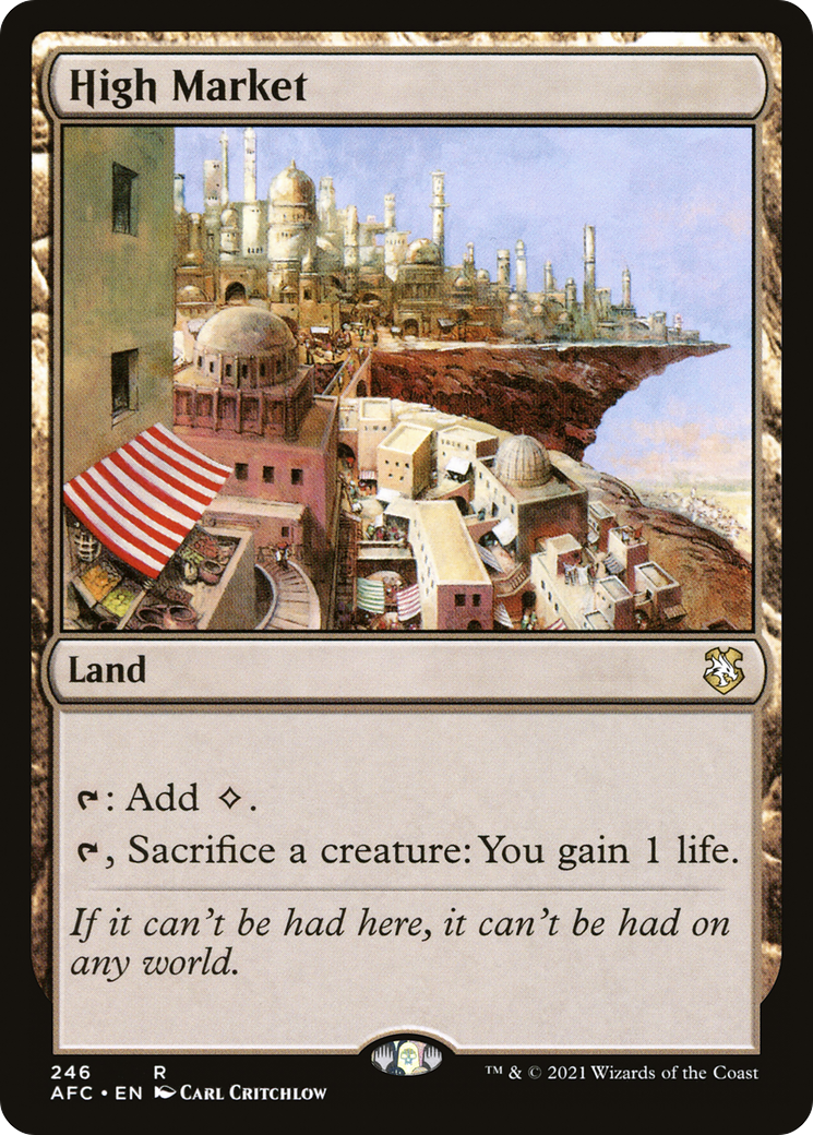 High Market (AFC-246) [Forgotten Realms Commander]