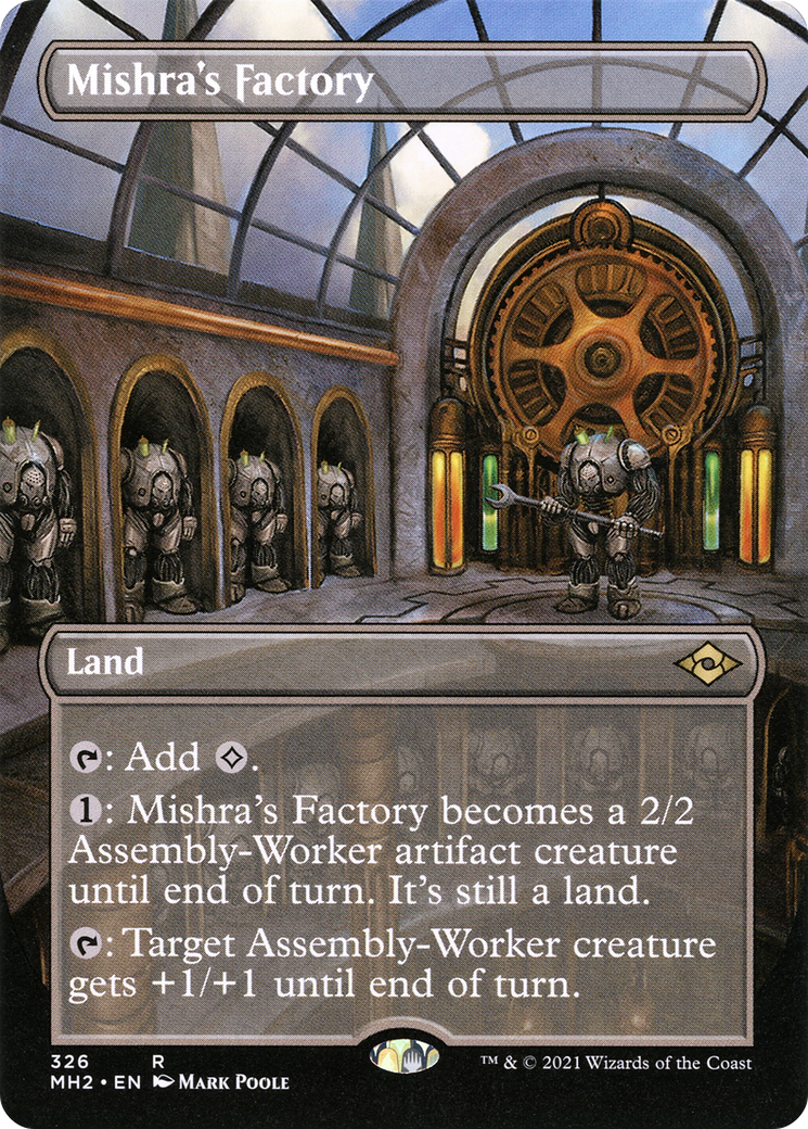 Mishra's Factory (Borderless) (MH2-326) (Borderless) [Modern Horizons 2]