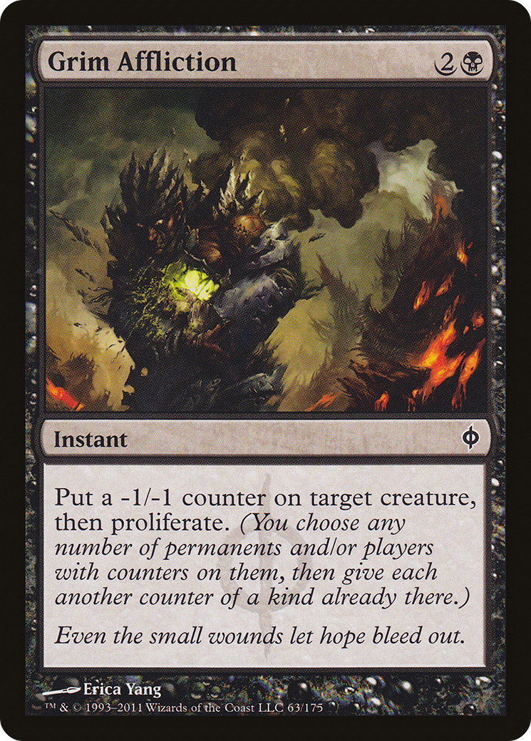 Grim Affliction (NPH-063) [New Phyrexia]