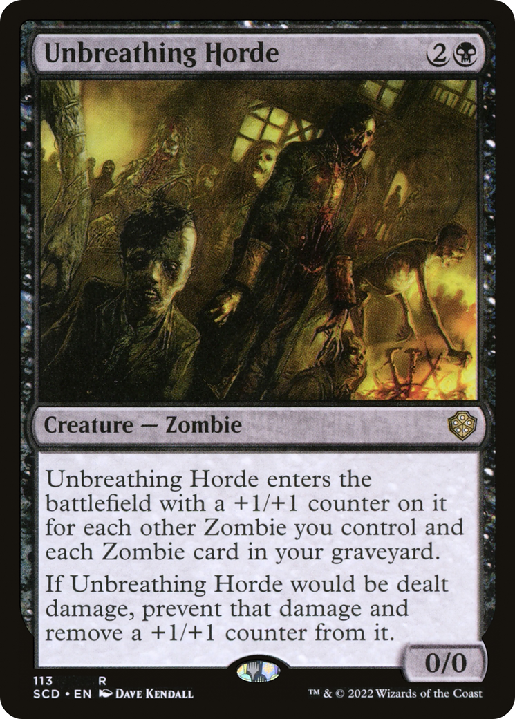 Unbreathing Horde (SCD-113) [Starter Commander Decks]