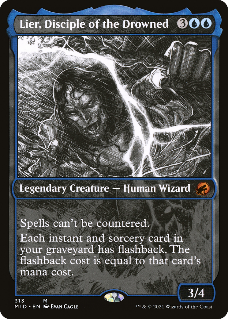 Lier, Disciple of the Drowned (Showcase) (MID-313) [Innistrad: Midnight Hunt]