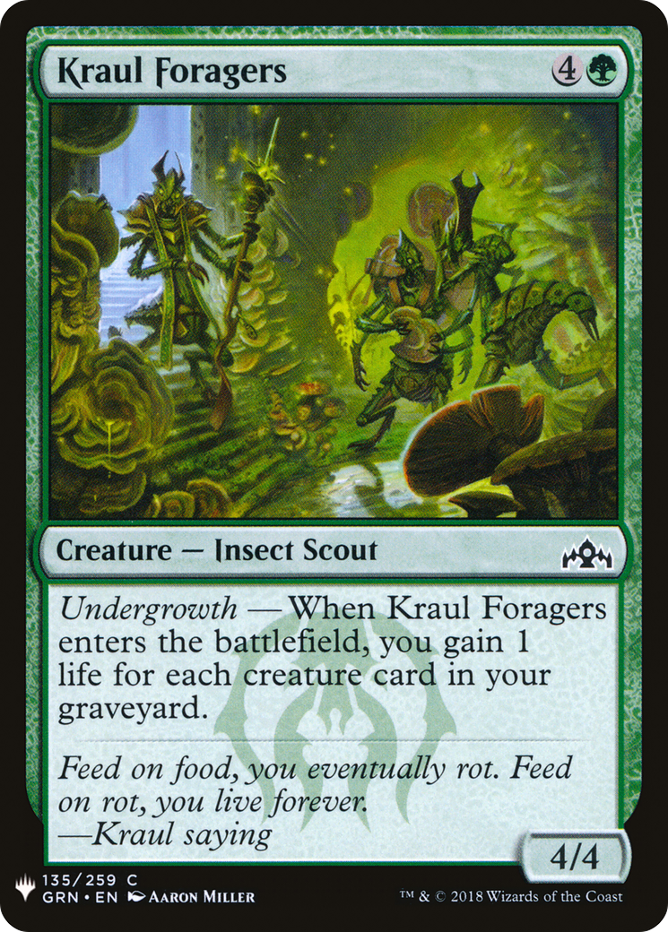 Kraul Foragers (LIST-GRN-135) [The List]