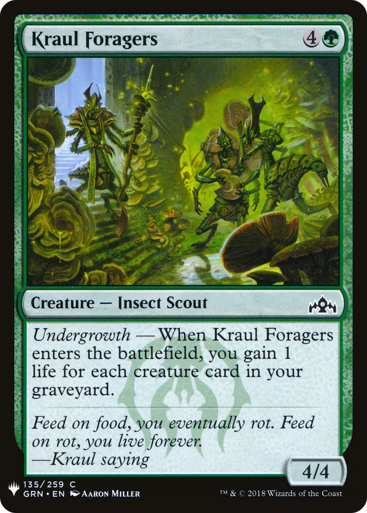 Kraul Foragers (LIST-GRN-135) [The List]