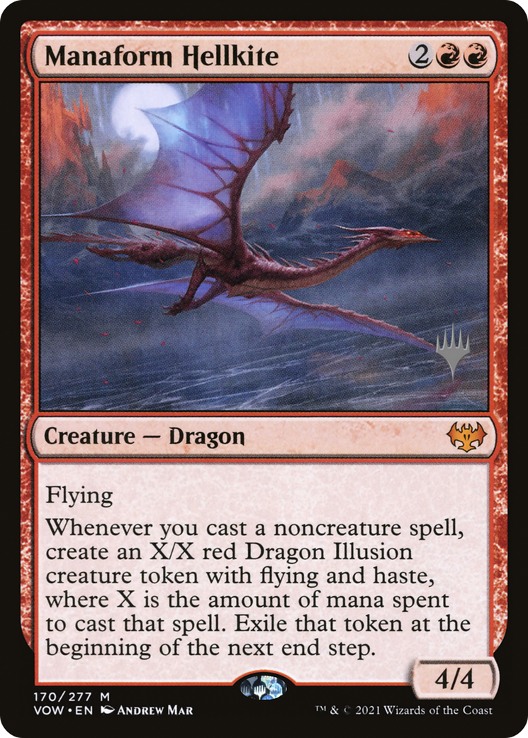 Manaform Hellkite [Promo Pack: Innistrad: Crimson Vow Promos]