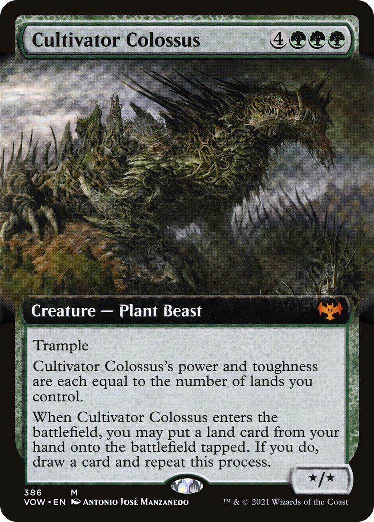 Cultivator Colossus (VOW-386) [Innistrad: Crimson Vow]: (Extended Art) Foil