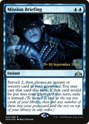 Mission Briefing (PRE-44S) [Guilds of Ravnica Promos] Foil