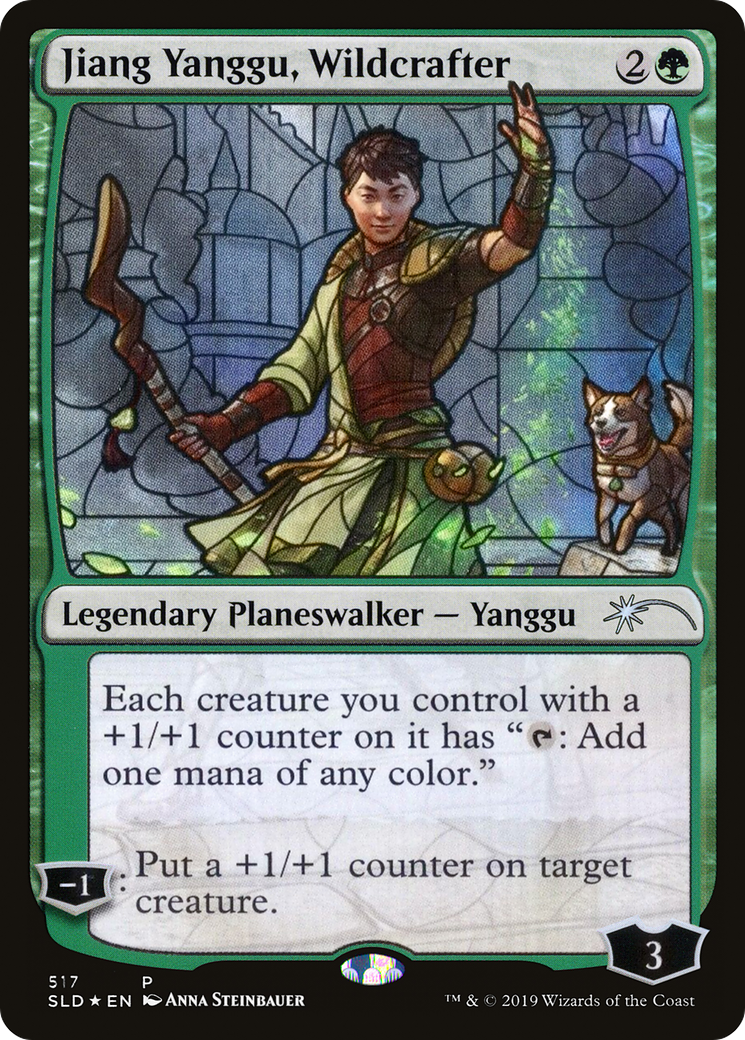Jiang Yanggu, Wildcrafter (Stained Glass) (SLD-517) [Secret Lair Drop] Foil