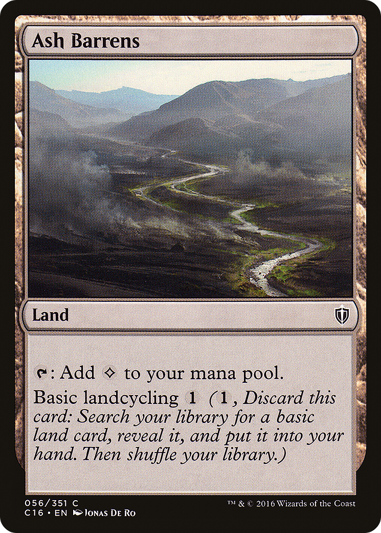Ash Barrens (C16-056) [Commander 2016]