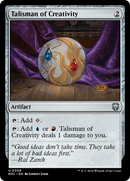 Talisman of Creativity (M3C-308) [Modern Horizons 3 Commander] Foil