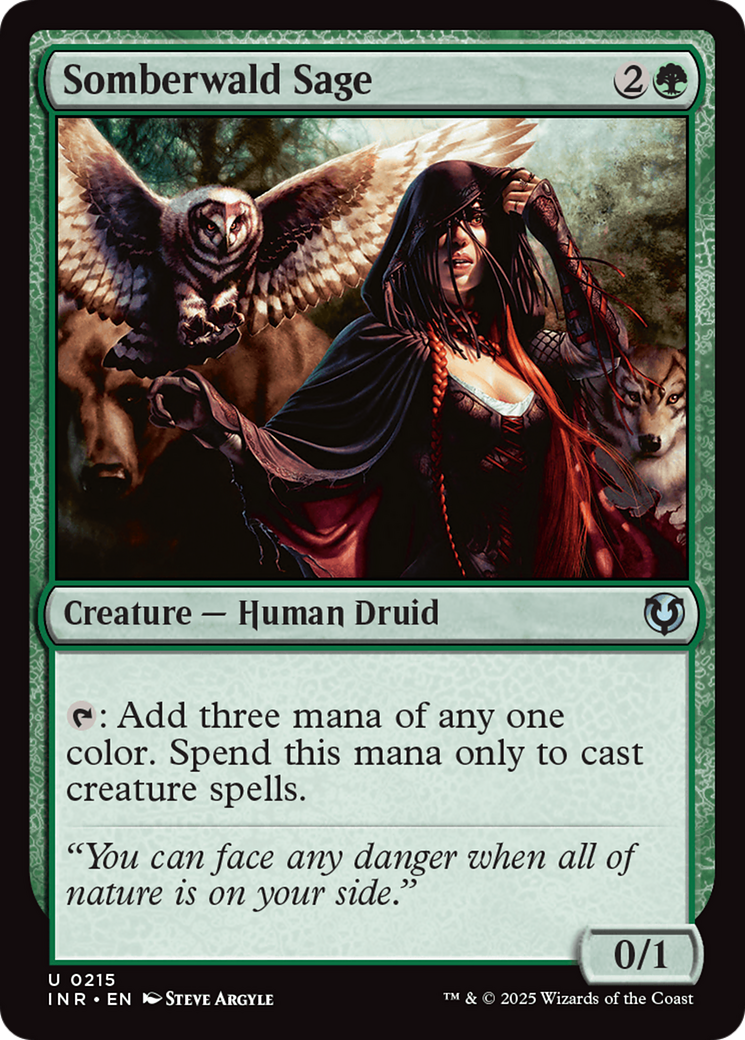Somberwald Sage (INR-215) [Innistrad Remastered] Foil