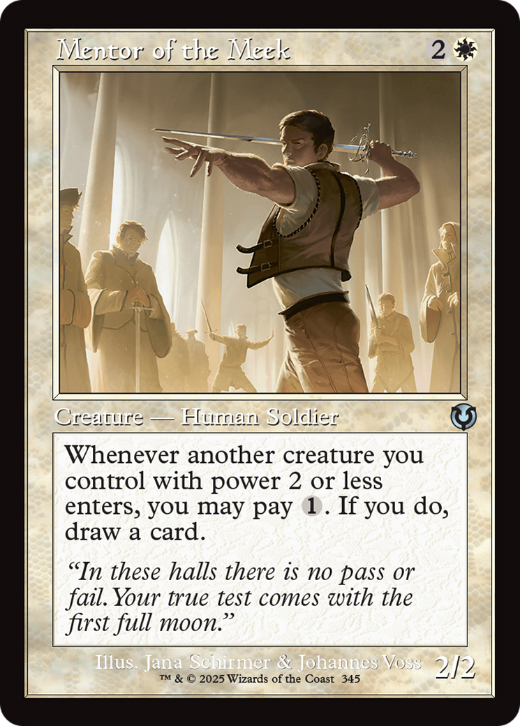 Mentor of the Meek (INR-345) [Innistrad Remastered] Foil