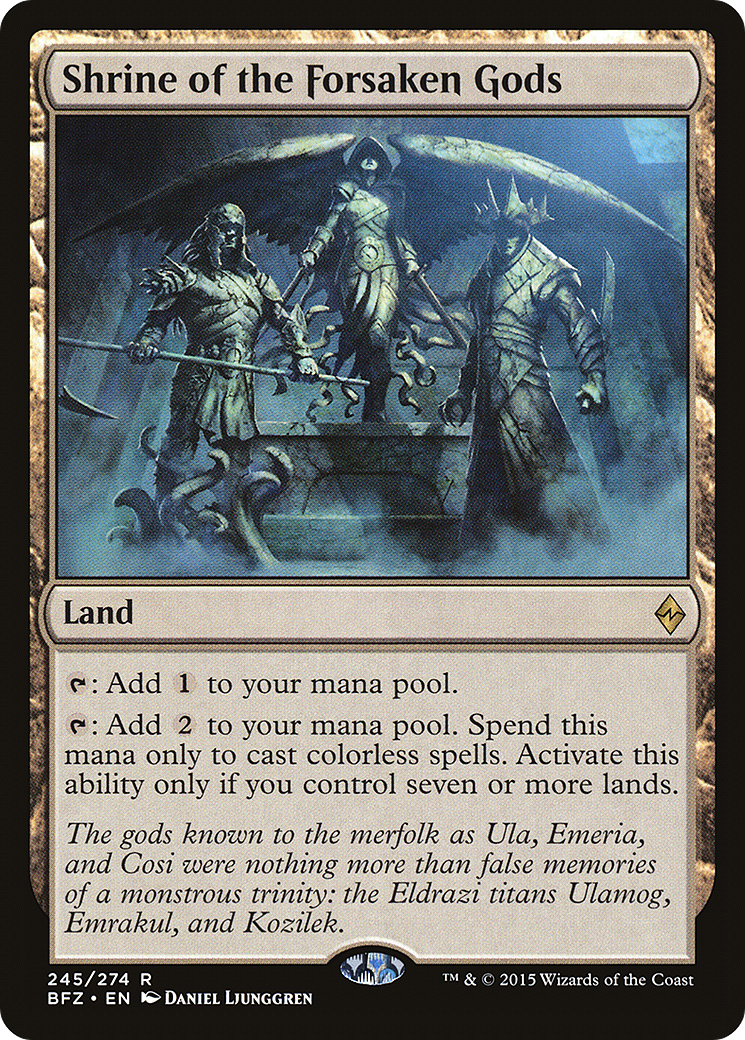 Shrine of the Forsaken Gods (BFZ-245) [Battle for Zendikar]