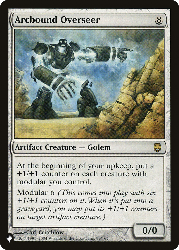 Arcbound Overseer (LIST-DST-99) [The List]