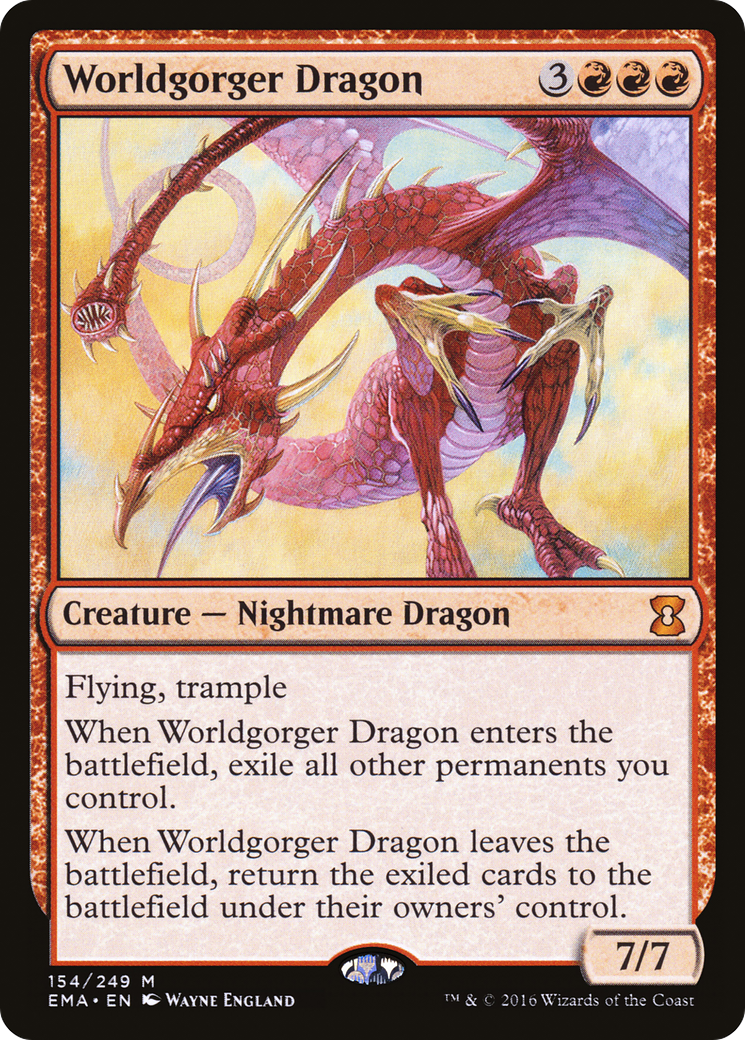 Worldgorger Dragon (EMA-154) [Eternal Masters]