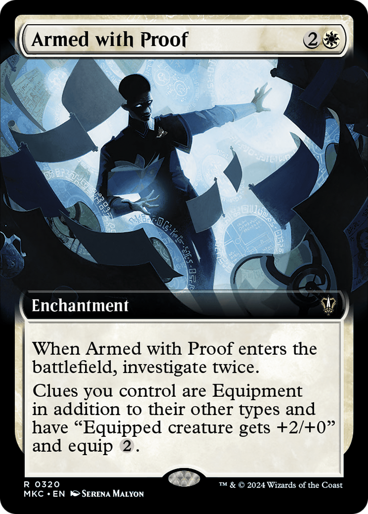 Armed with Proof (MKC-320) [Murders at Karlov Manor Commander]: (Extended Art)