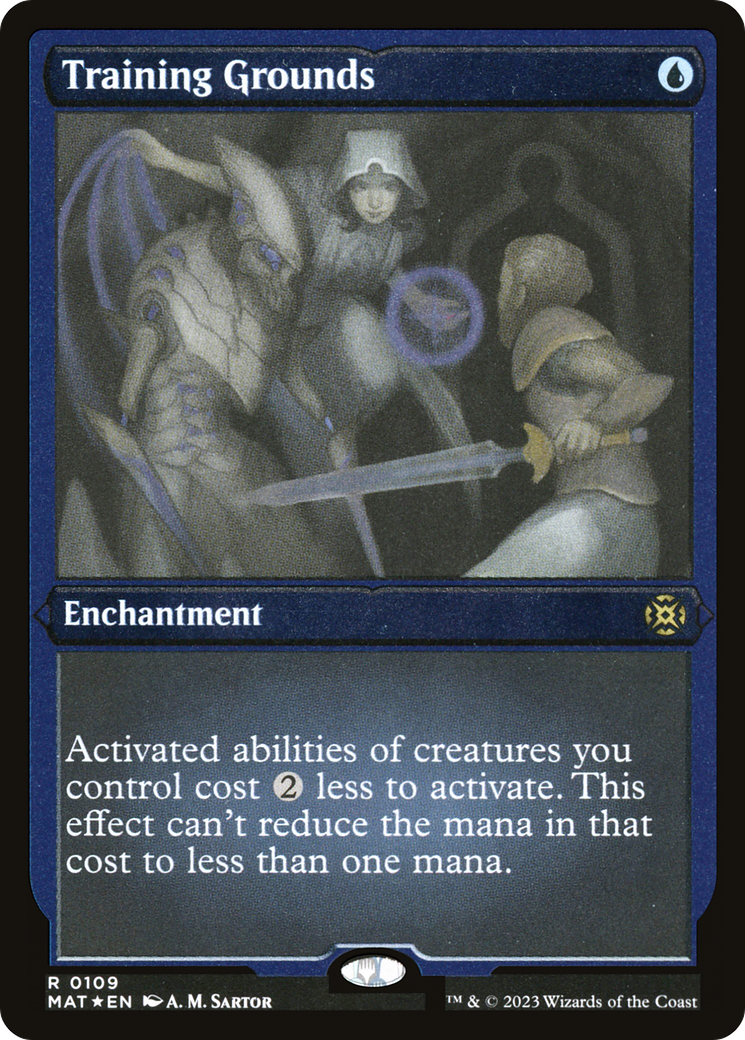 Training Grounds (MAT-109) [March of the Machine: The Aftermath] Etched Foil