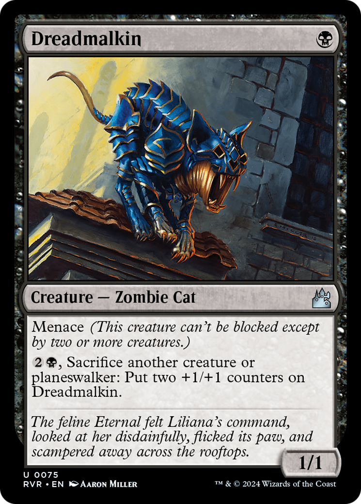 Dreadmalkin (RVR-075) [Ravnica Remastered] Foil