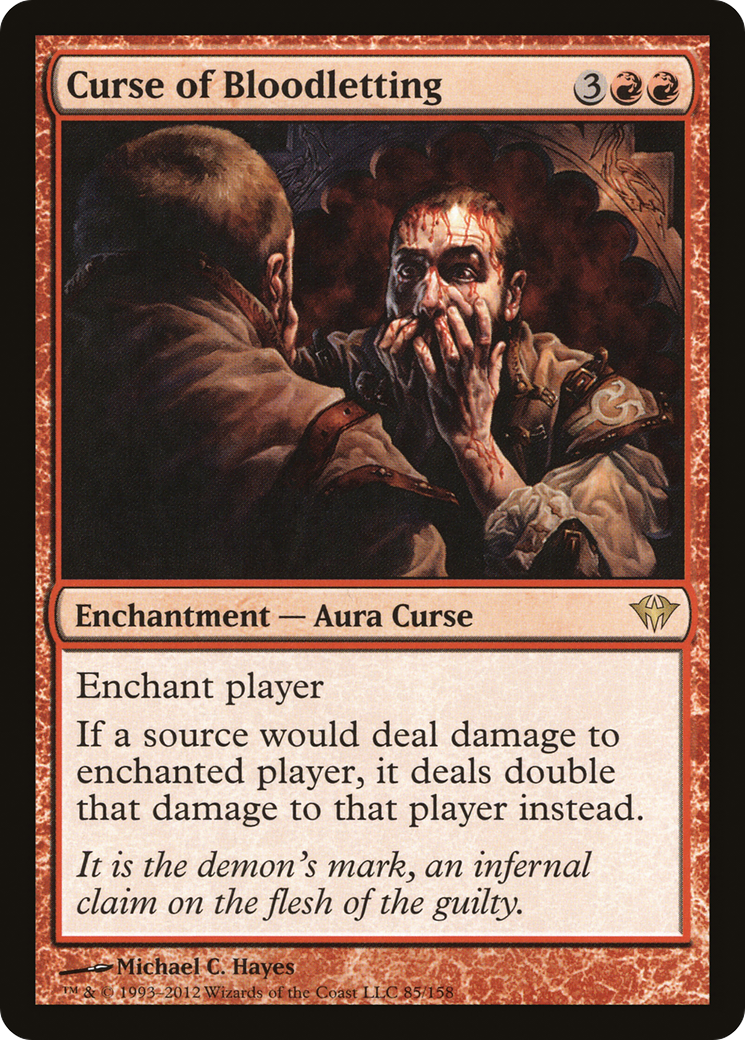 Curse of Bloodletting (DKA-085) [Dark Ascension]