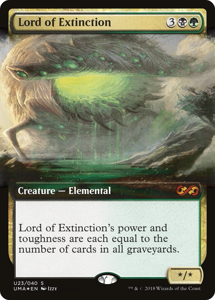 Lord of Extinction (UMA:BT-U23) (Extended Art) [Ultimate Box Topper] Foil