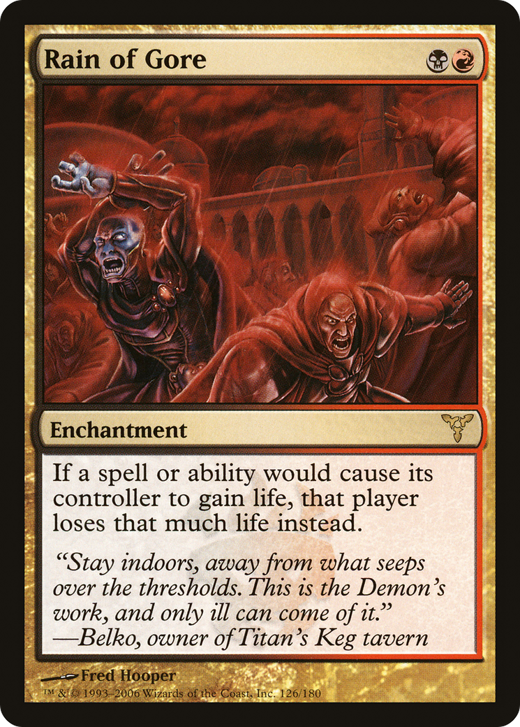 Rain of Gore (DIS-126) [Dissension] Foil