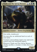 Thalia and The Gitrog Monster (PRE-255S) [March of the Machine Promos] Foil