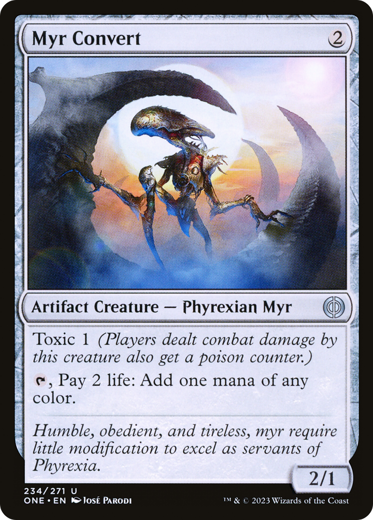 Myr Convert (ONE-234) [Phyrexia: All Will Be One] Foil